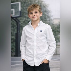 Lauren Ralph Lauren White Button-Up Shirt